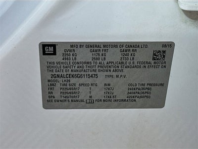 2016 Chevrolet Equinox LT