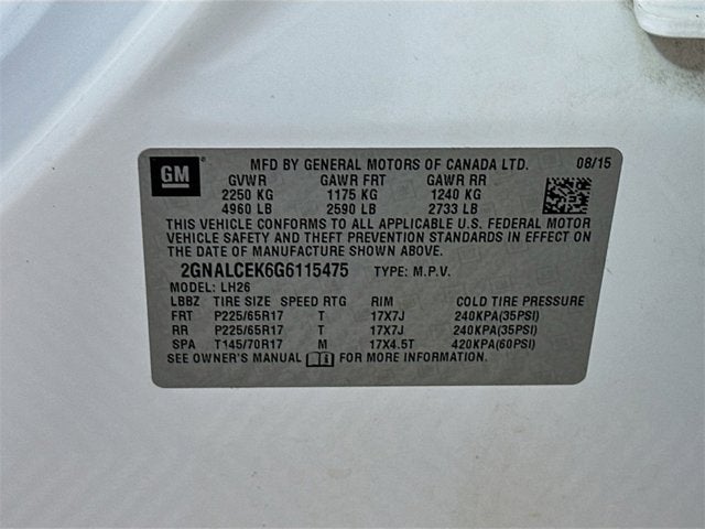 2016 Chevrolet Equinox LT