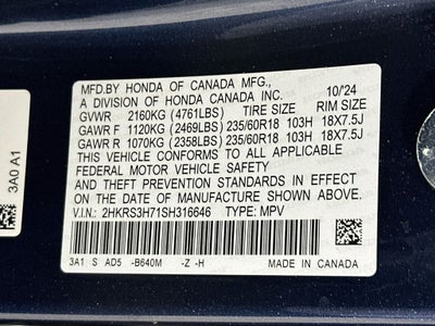 2025 Honda CR-V EX-L