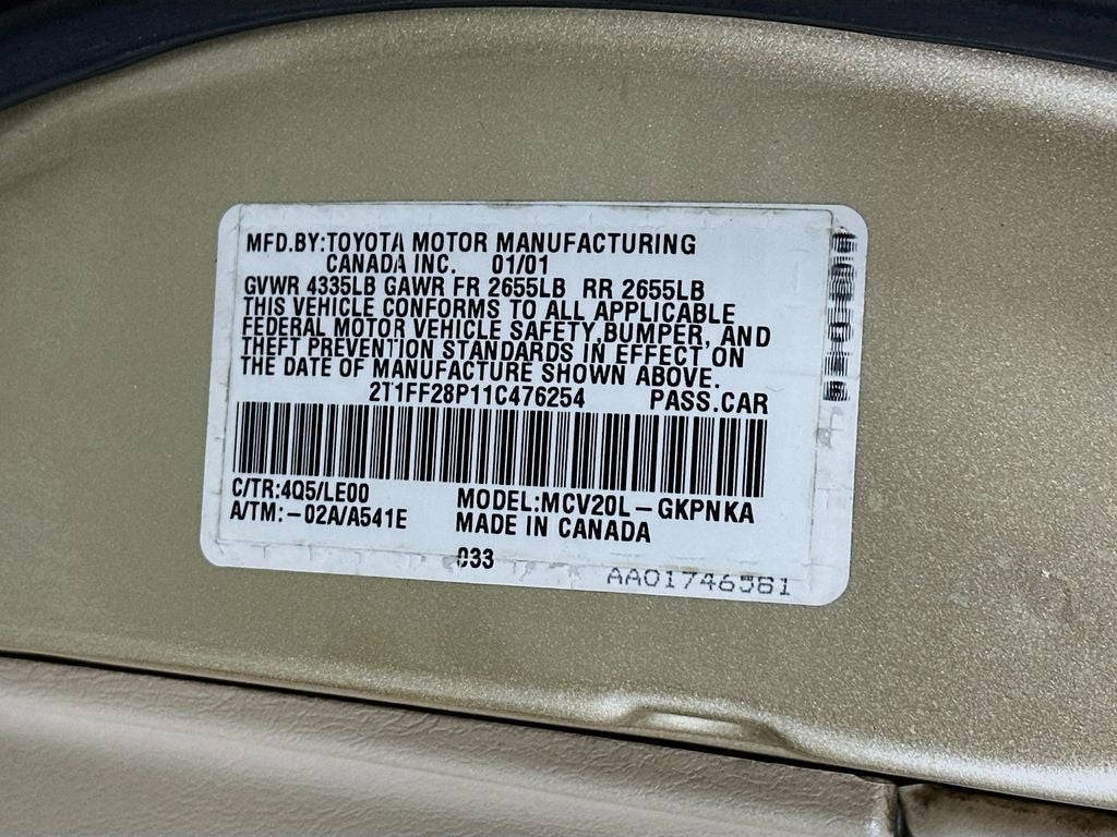 2001 Toyota Camry Solara SE V6