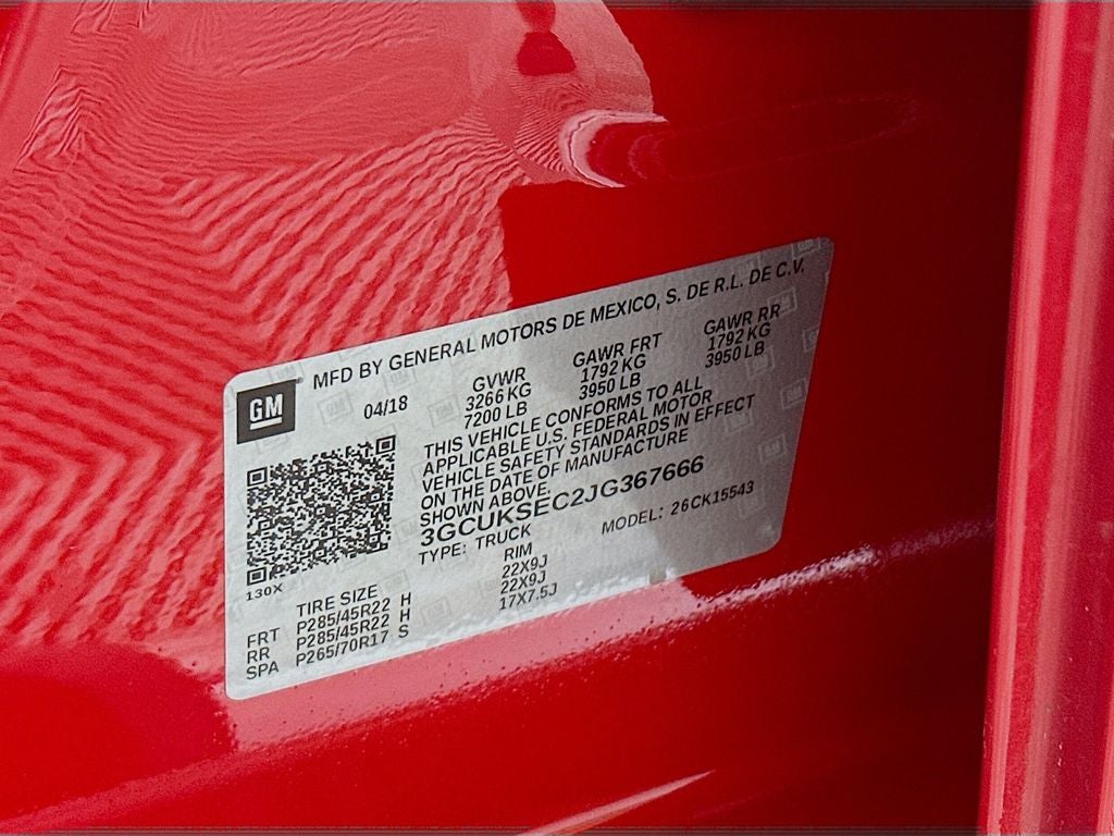 2018 Chevrolet Silverado 1500 LTZ 1LZ