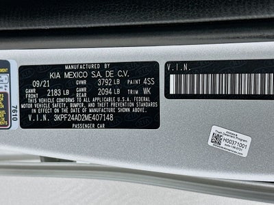 2021 Kia Forte LXS
