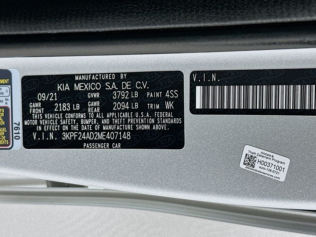 2021 Kia Forte LXS