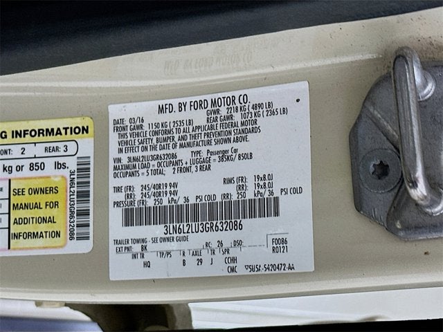 2016 Lincoln MKZ Hybrid