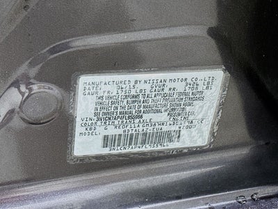 2015 Nissan Versa 1.6 S Plus