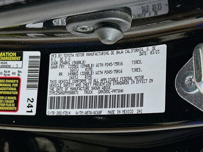 2023 Toyota Tacoma 4WD SR5