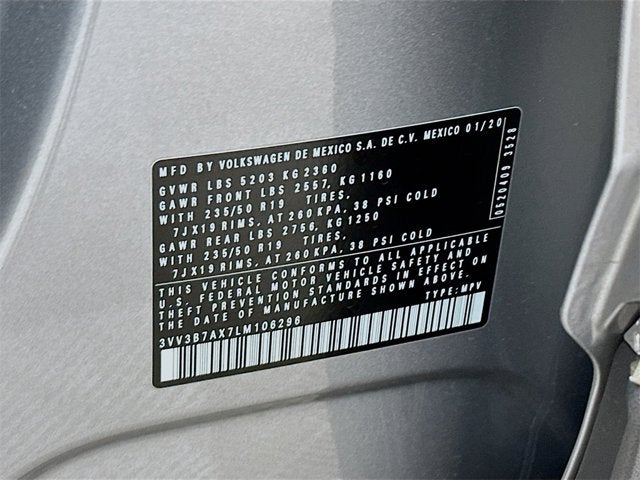 2020 Volkswagen Tiguan SEL