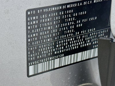 2026 Volkswagen Taos 1.5T S