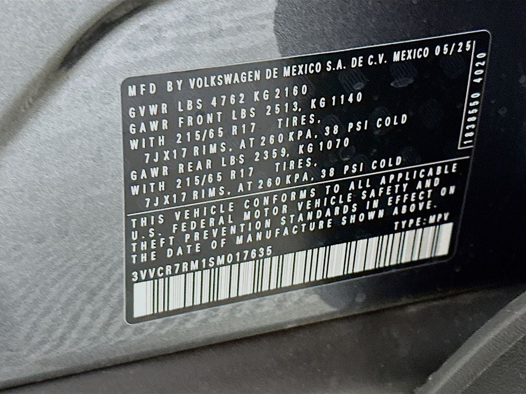 2025 Volkswagen Tiguan 2.0T S