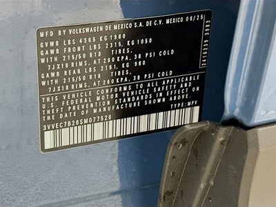 2025 Volkswagen Taos SE