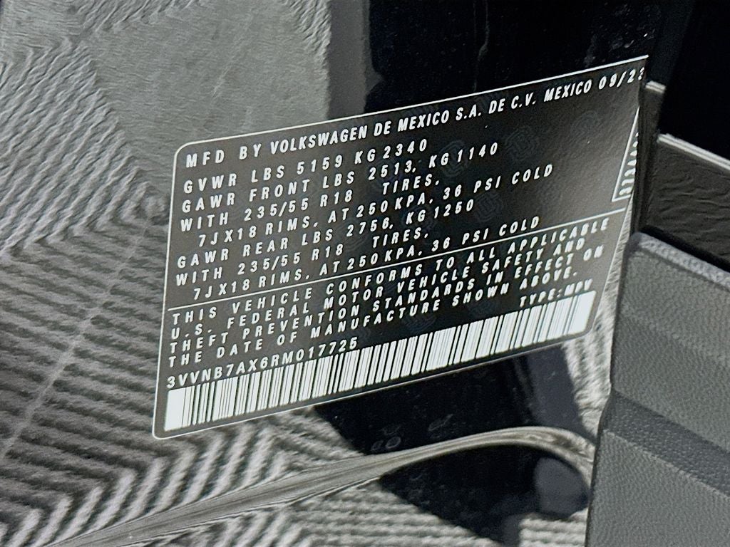 2024 Volkswagen Tiguan 2.0T SE