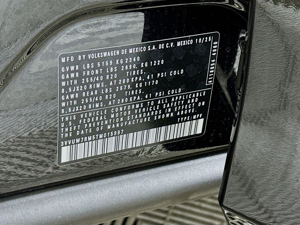 2026 Volkswagen Tiguan 2.0T SEL R-Line Turbo