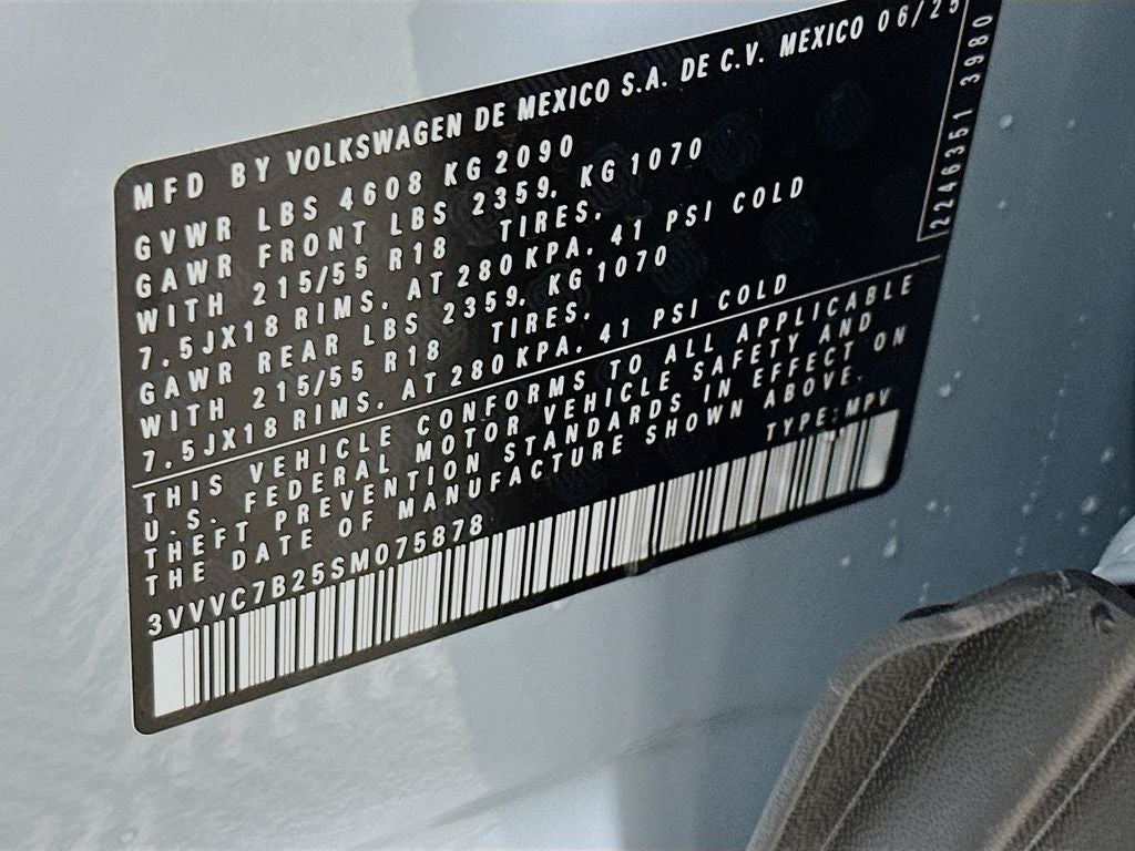 2025 Volkswagen Taos 1.5T SE