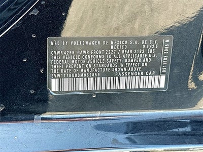 2025 Volkswagen Jetta GLI Autobahn