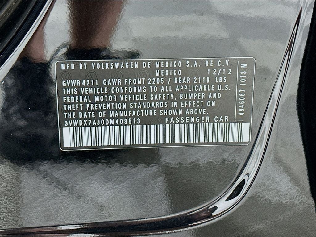 2013 Volkswagen Jetta 2.5L SE Convenience