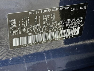 2025 Subaru Legacy Premium