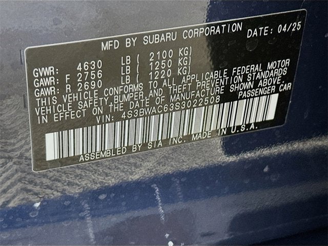 2025 Subaru Legacy Premium