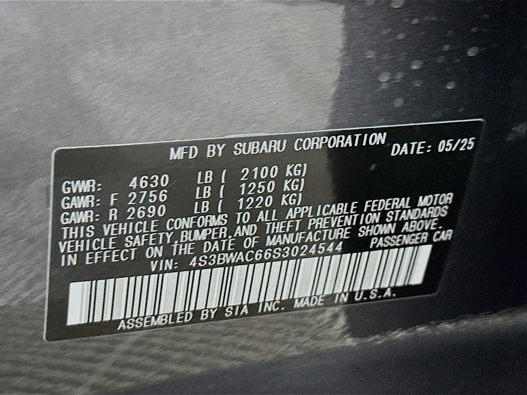 2025 Subaru Legacy Premium