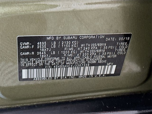 2018 Subaru Outback Limited