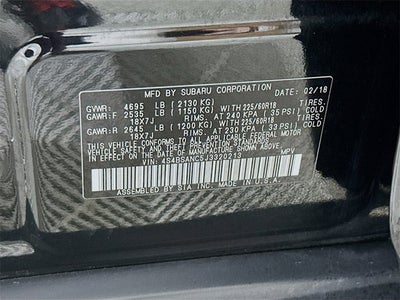 2018 Subaru Outback Limited