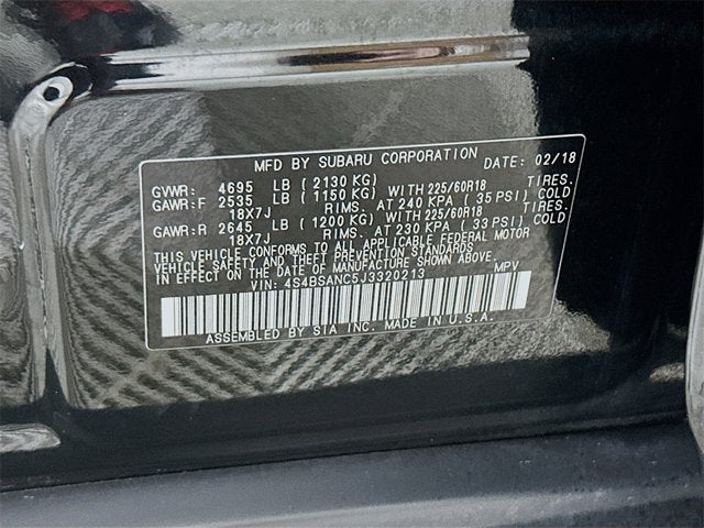 2018 Subaru Outback Limited