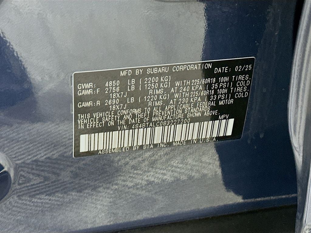 2025 Subaru Outback Onyx Edition