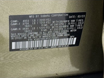 2023 Subaru Outback Limited