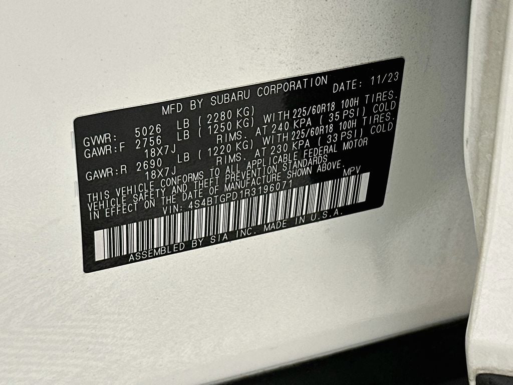 2024 Subaru Outback Touring XT