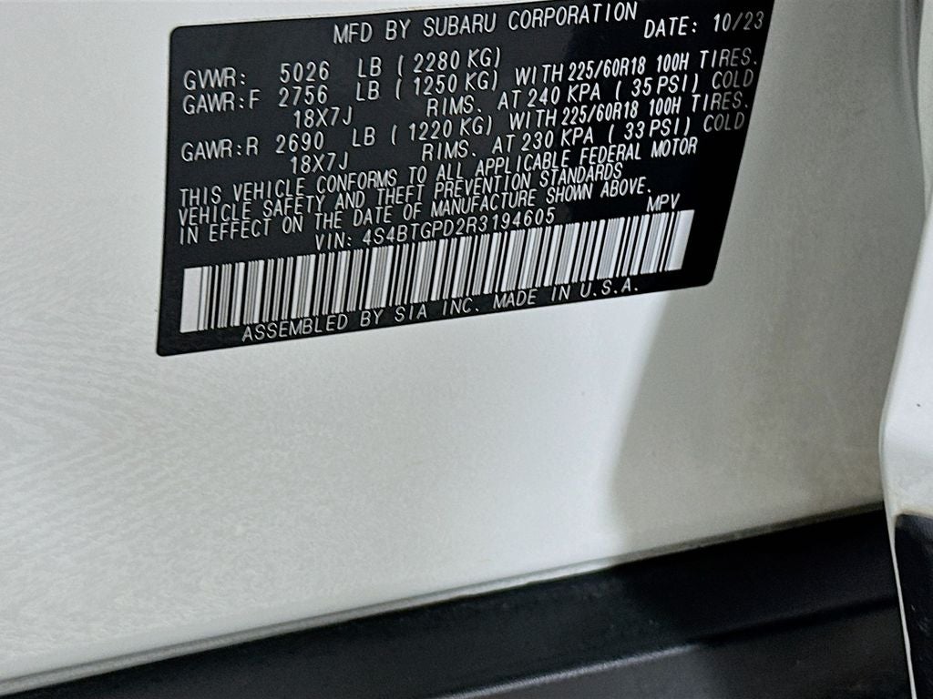 2024 Subaru Outback Touring XT