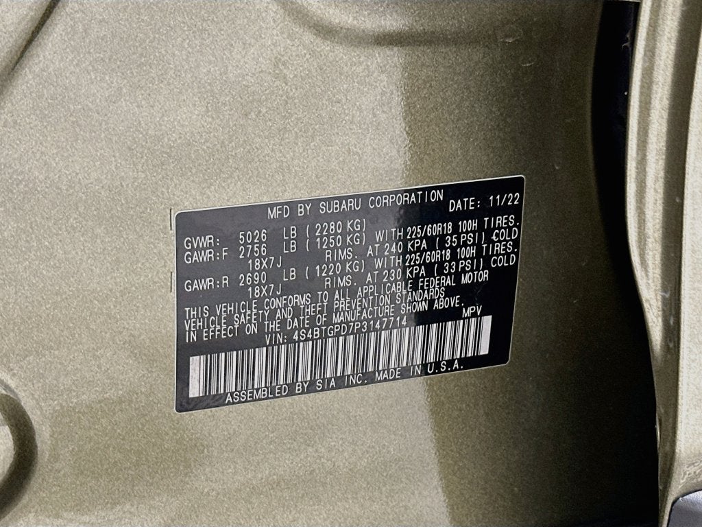 2023 Subaru Outback Touring XT