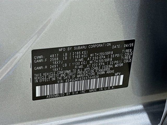 2025 Subaru Crosstrek Sport