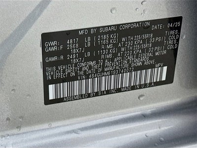 2025 Subaru Crosstrek Limited