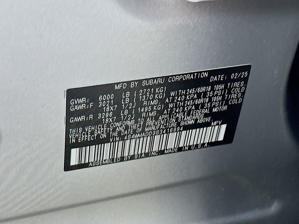 2025 Subaru Ascent Premium