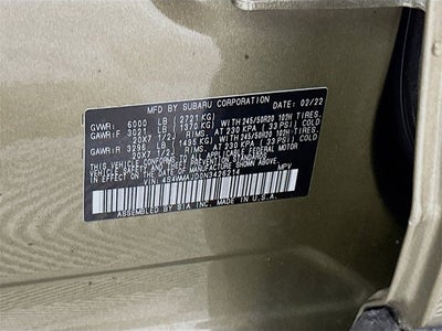 2022 Subaru Ascent Onyx Edition