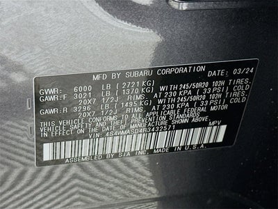 2024 Subaru Ascent Limited