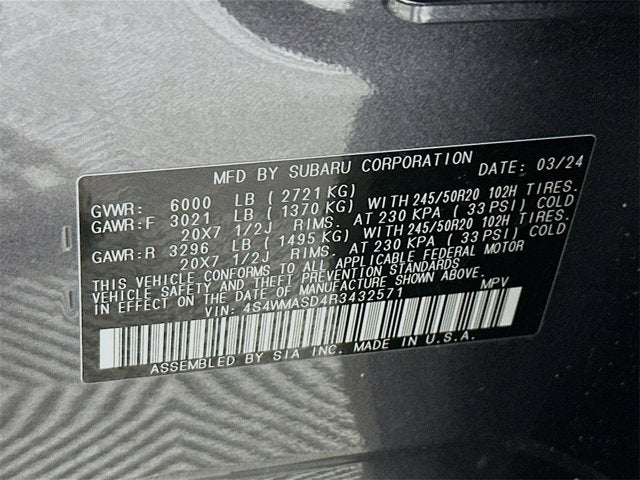 2024 Subaru Ascent Limited