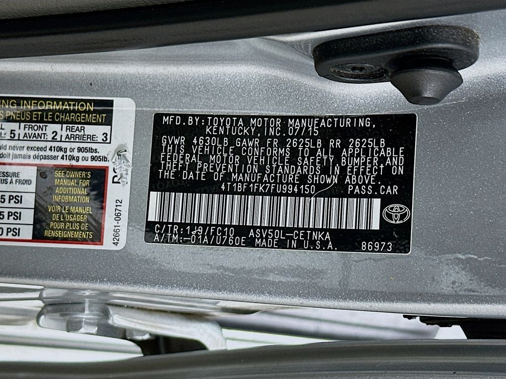 2015 Toyota Camry LE