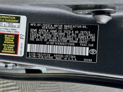 2013 Toyota Camry SE