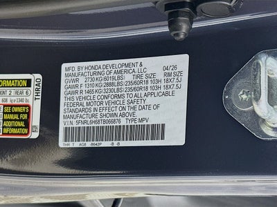 2026 Honda Odyssey EX-L