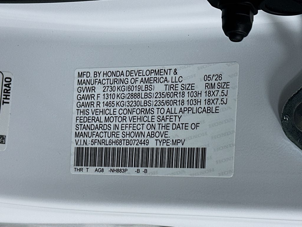 2026 Honda Odyssey EX-L