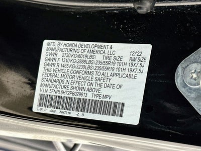 2023 Honda Odyssey Sport