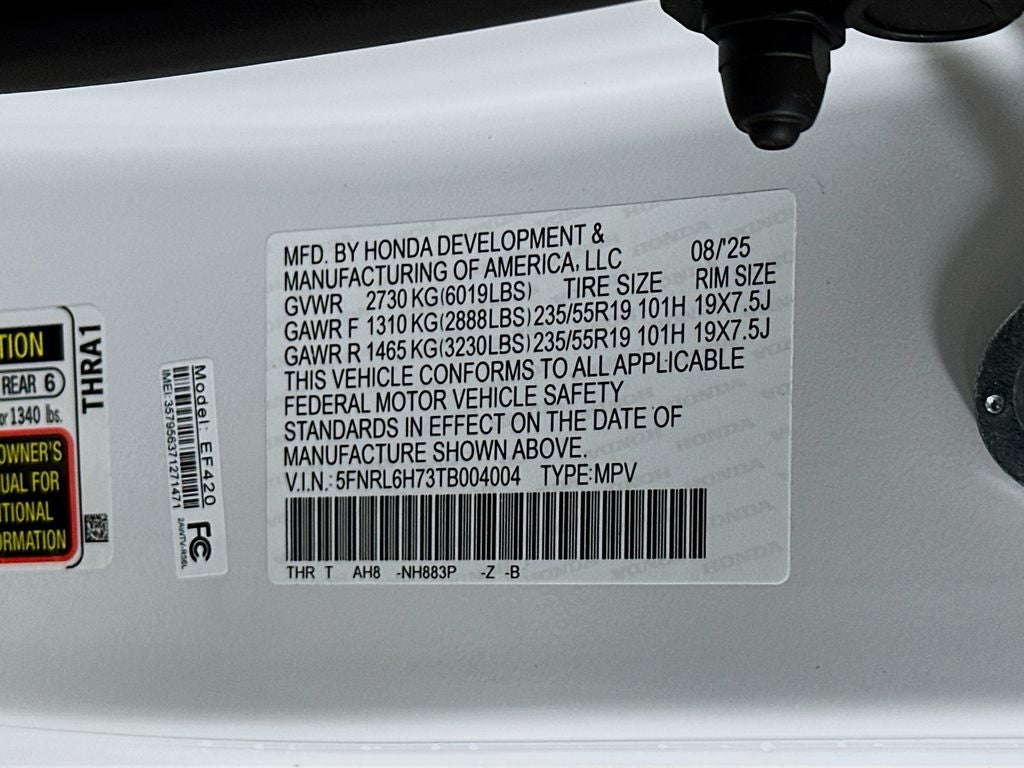 2026 Honda Odyssey Sport-L