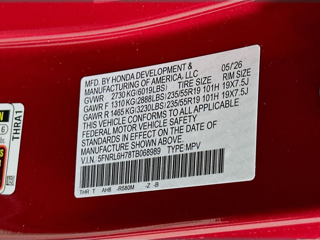 2026 Honda Odyssey Sport-L