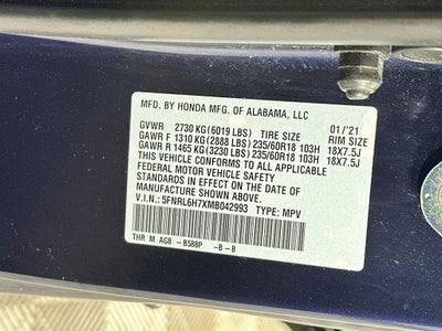 2021 Honda Odyssey EX-L
