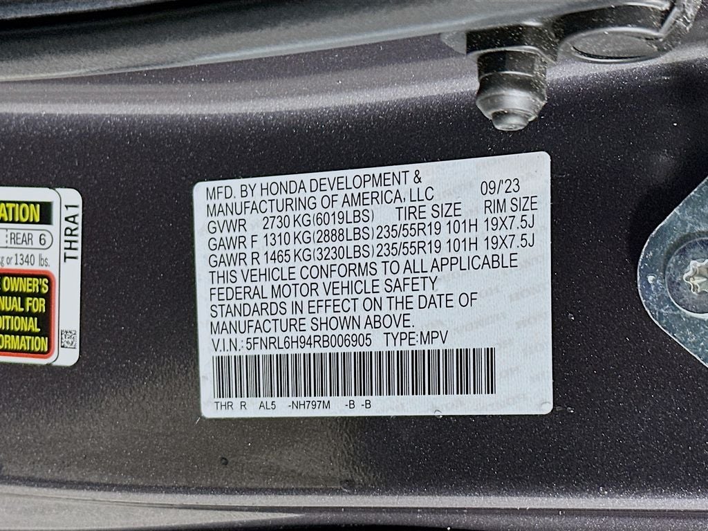 2024 Honda Odyssey Elite