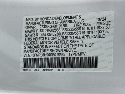 2025 Honda Odyssey Elite