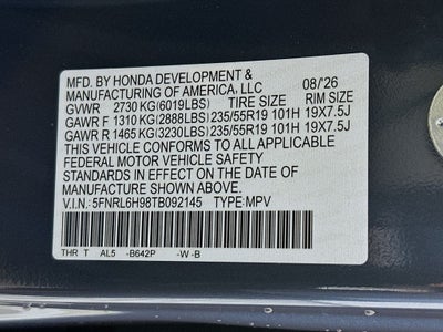 2026 Honda Odyssey Elite