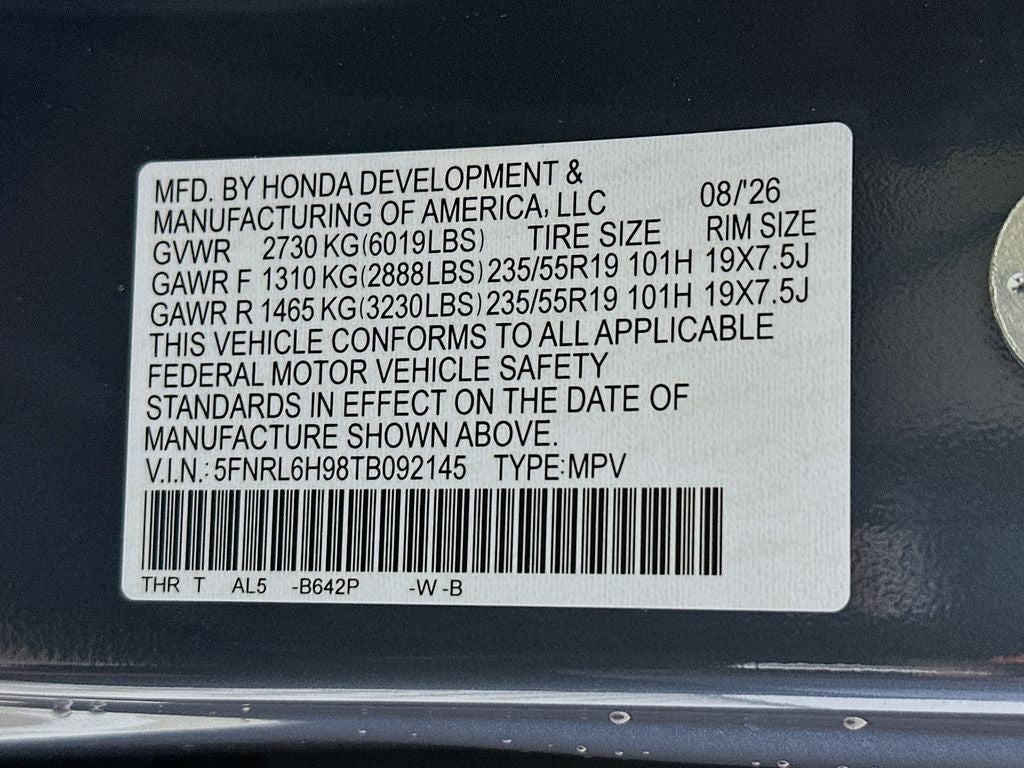 2026 Honda Odyssey Elite