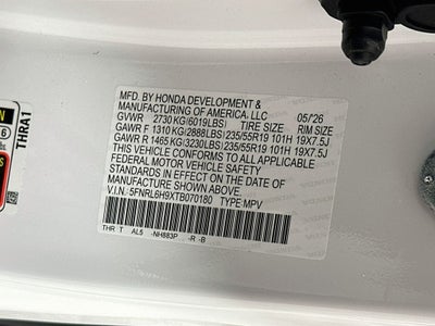 2026 Honda Odyssey Elite