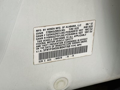 2012 Honda Pilot EX-L